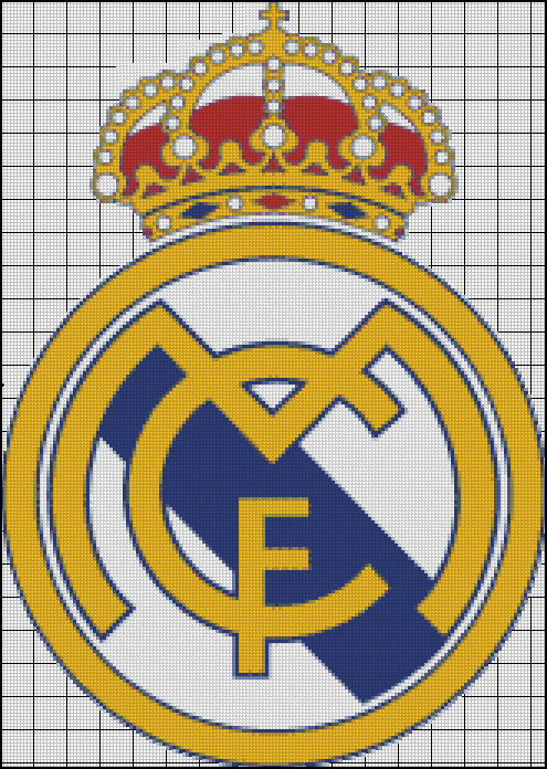 Esquema del Real Madrid en Punto de Cruz