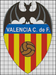Esquemas del Valencia CF en Punto de Cruz