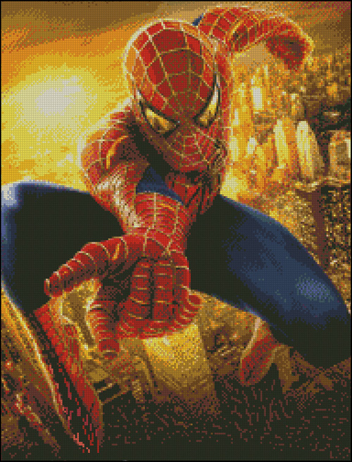 Esquemas de Spiderman en Punto de Cruz (1)