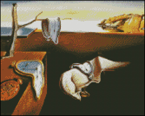 Esquema de Cuadros de Dalí en Punto de Cruz (7)