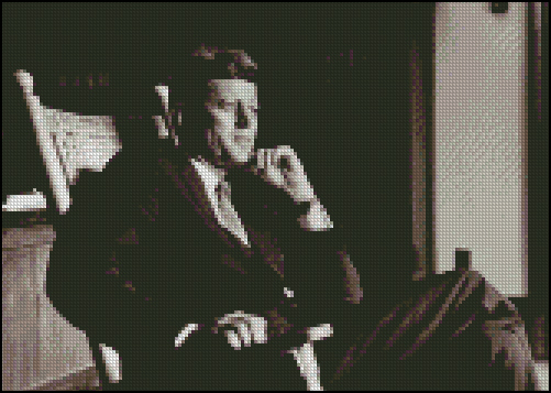 Esquema de John F. Kennedy en Punto de Cruz (2)