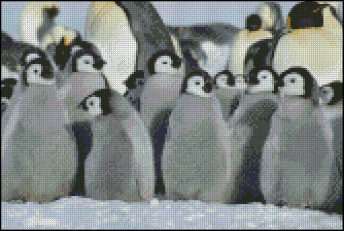 Esquema de Pingüinos en Punto de Cruz (1)