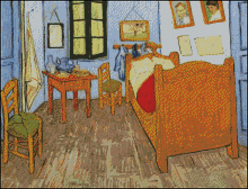 Esquema de Cuadros de Van Gogh en Punto de Cruz (4)