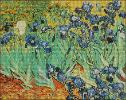 Esquema de Cuadros de Van Gogh en Punto de Cruz (6)