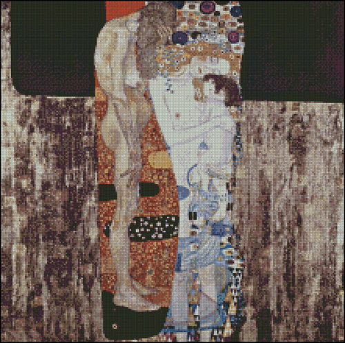 Esquema de Cuadros de Klimt en Punto de Cruz (1)