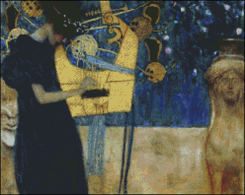 Esquema de Cuadros de Klimt en Punto de Cruz (9)